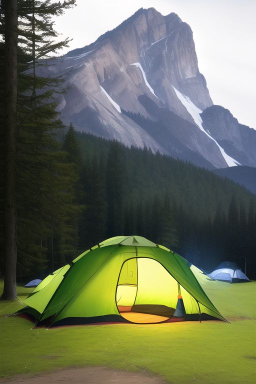 An image depicting camping