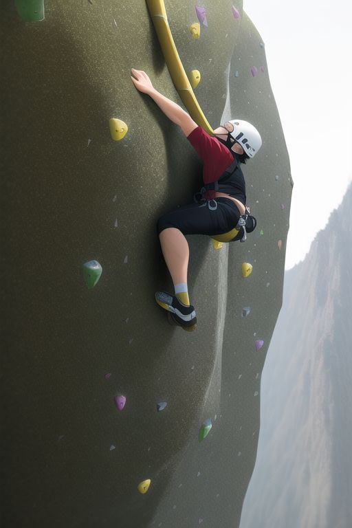 An image depicting climbing