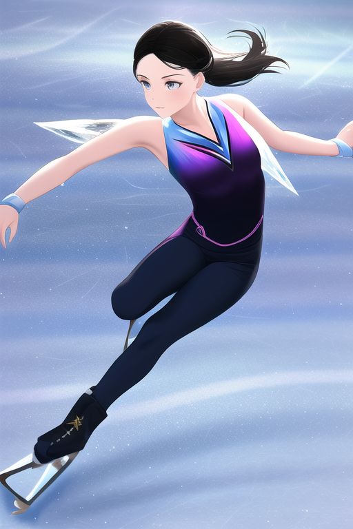An image depicting ice skating