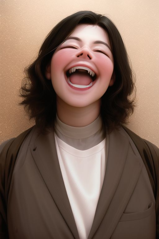 An image depicting laughing