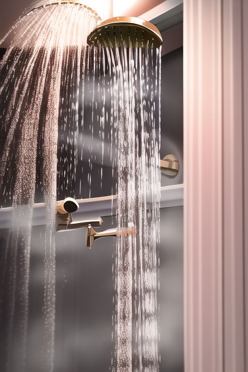An image depicting showering