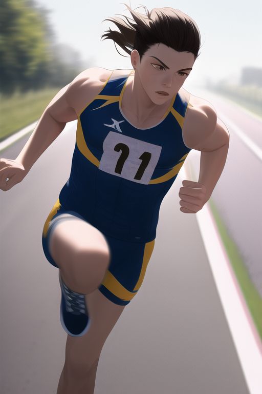 An image depicting running