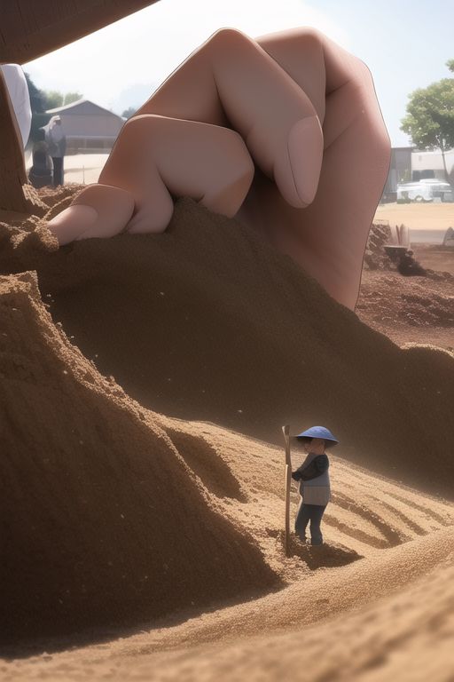 An image depicting digging