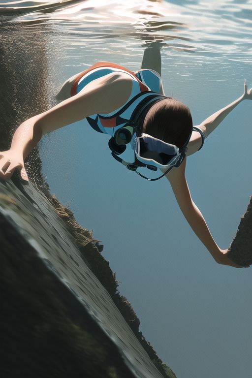 An image depicting diving