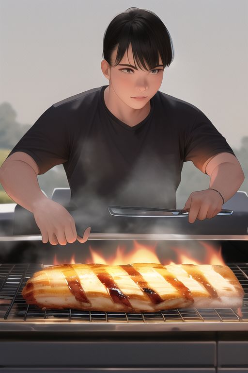 An image depicting grilling