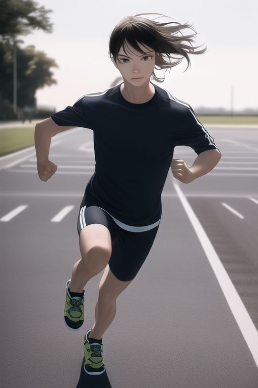 An image depicting jogging