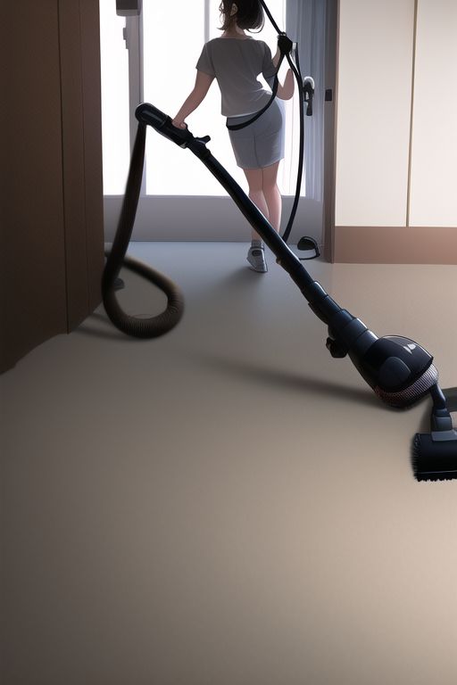 An image depicting vacuuming