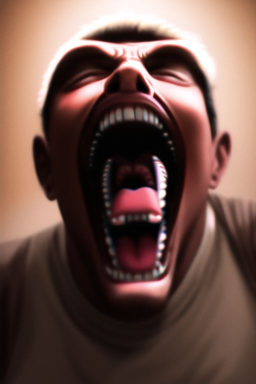 An image depicting yelling